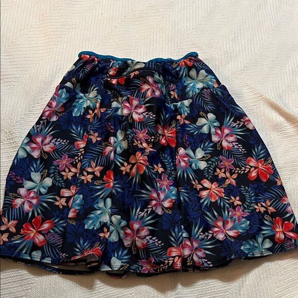 Sparkle skirts Floral Hawaiian Women's Skirt - Multicolor - Picture 2 of 4